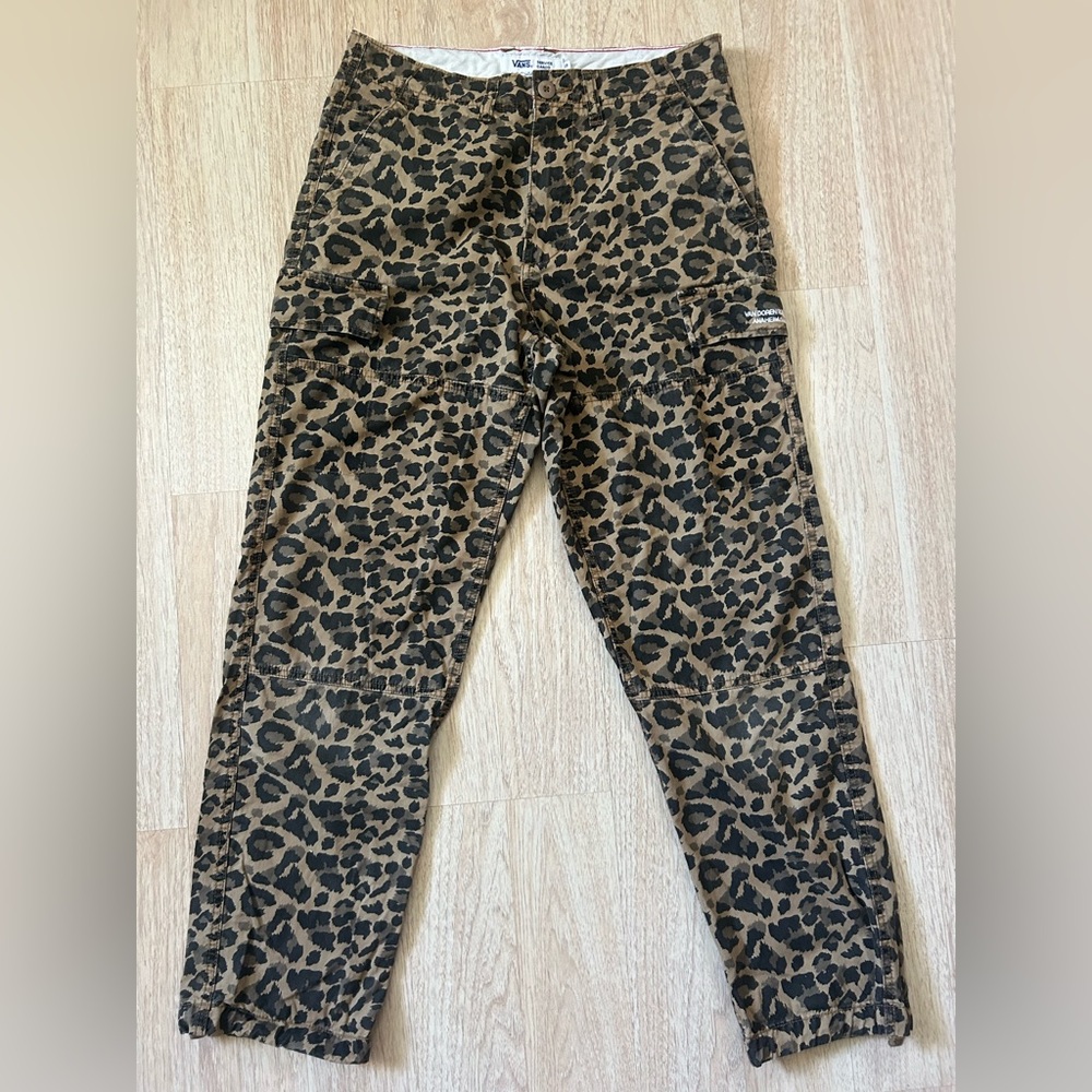 Vans Service Cargo Pants — Leopard Print (Unisex)